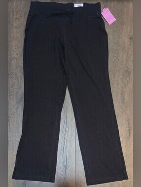 tek gear Black Wide-Leg Flare Lounge Pants